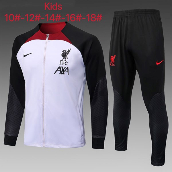 Ninos Chandal Liverpool 2022 2023 Blanco Negro